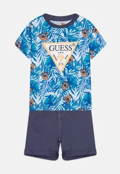Guess Toddler Set - Print T-Shirt - Blue