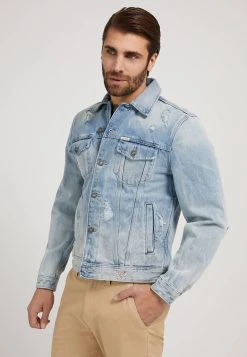 Guess Regular Fit - Denim Jacket - Blau