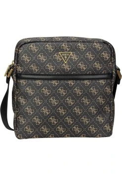 Guess Vezzola Smrt Top Zp Xbody Flt - Across Body Bag - Brown/Ochre -Guess Apparel 6bbb54879da14034bbcd8dfa7aff9e39