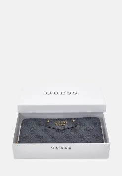 Guess Brenton Zip Around - Wallet - Coal Logo -Guess Apparel 6bf2d5bb366d4031819dbc4e75d88e23
