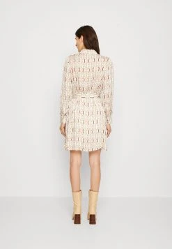 Monogram - Shirt Dress - White/Gold -Guess Apparel 6ce21f7188fa4c34b5b302508a6b0eba