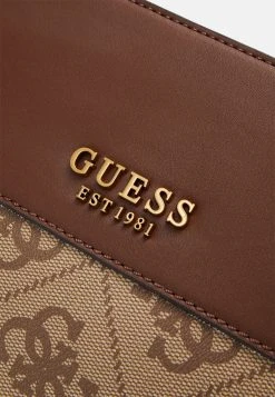 Guess Berta Elite Society Carryall - Tote Bag - Latte Logo/Brown -Guess Apparel 6d73b33b10f8443a91c2b406e1031753