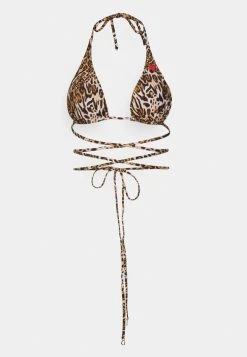 Guess Removable Padded Triangle - Bikini Top - Iconic Leopard Combo -Guess Apparel 6e7279baa61b460f9c5ccbdbfed99363
