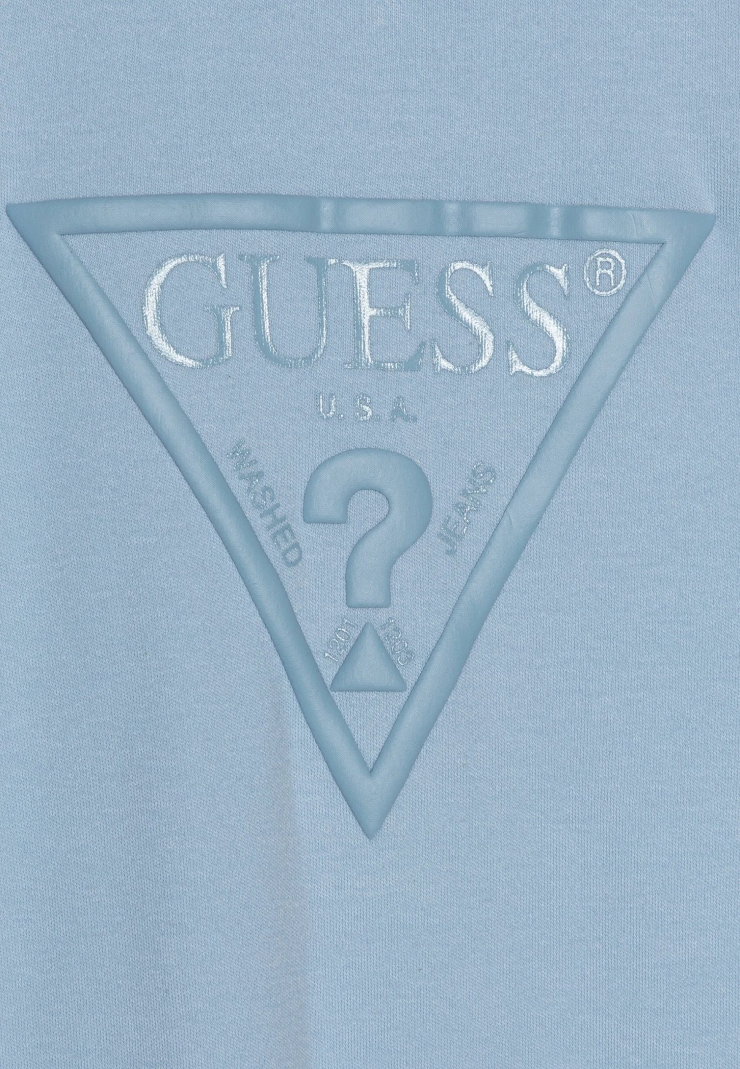 Guess Baby Interlock- Sleep Suit - Frosted Blue 6 Guess Baby Interlock- Sleep Suit - Frosted Blue - Image 4