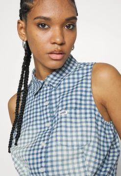 Go Ruth Tie Front - Top - Night Sky Blue Multi -Guess Apparel 70a892267a334e1eb7a6e42b7a63aa52