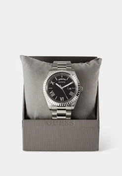 Guess Unisex - Watch - Silver-Coloured -Guess Apparel 70b52729c6ee4544aebbd9d54ff506e3