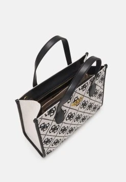 Guess Silvana Compartment Tote - Handbag - Black -Guess Apparel 71bda802a11b4f32b12b96d92bd32c1a