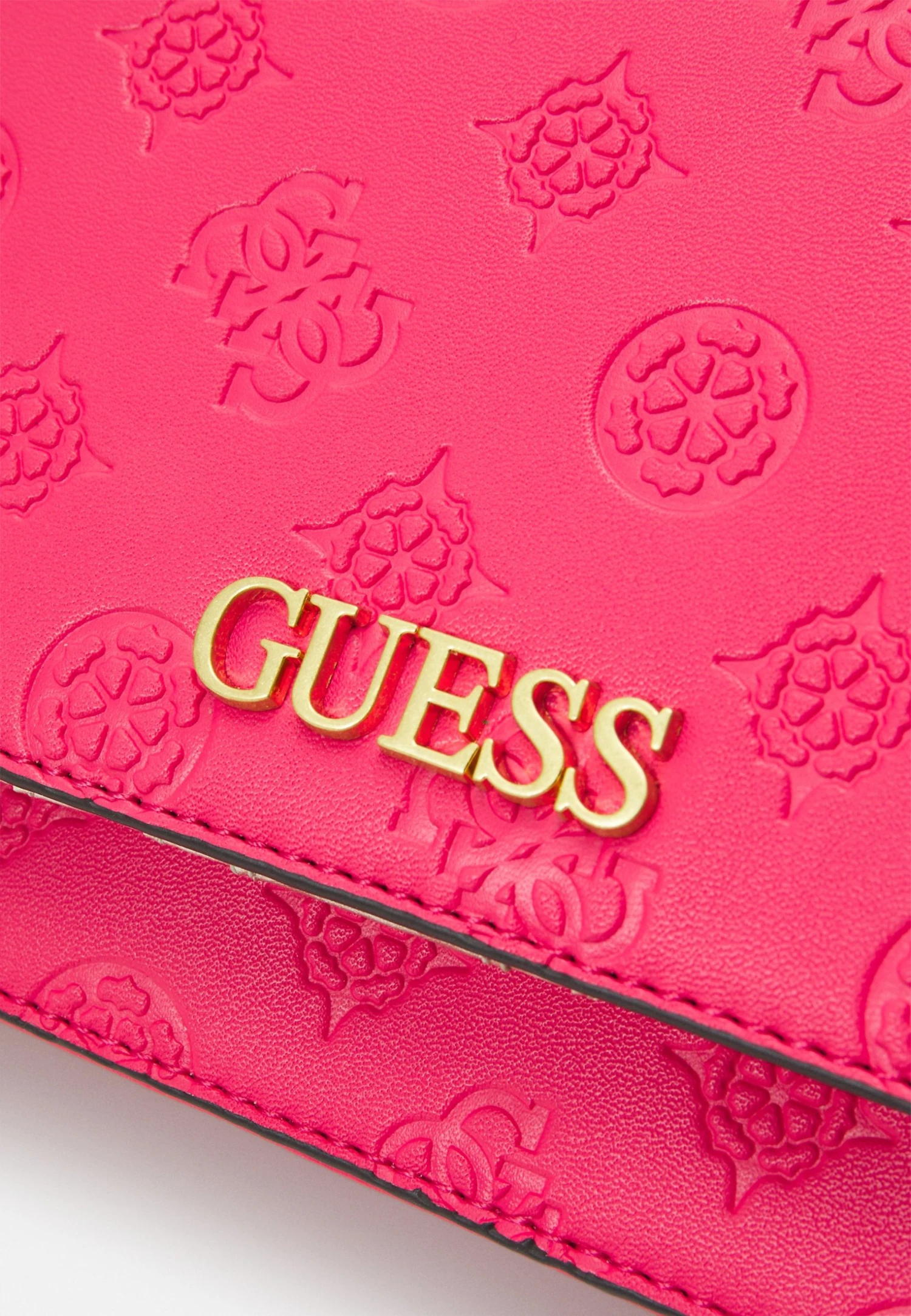 Guess Geva Crossbody Flap Organizer - Wallet - Magenta Logo 8 Guess Geva Crossbody Flap Organizer - Wallet - Magenta Logo - Image 6