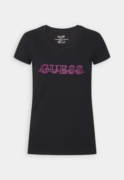 Guess Davina Tee - Print T-Shirt - Jet Black -Guess Apparel 78b742c4f26440bfa73551087f68798e