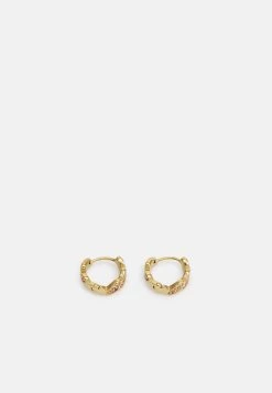 Guess Leaf Mini - Earrings - Ylellow Gold-Coloured/Light Rose