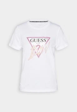 Guess Icon Tee - Print T-Shirt - Pure White -Guess Apparel 7994cfe2e34a4578982631893a8c1cfd