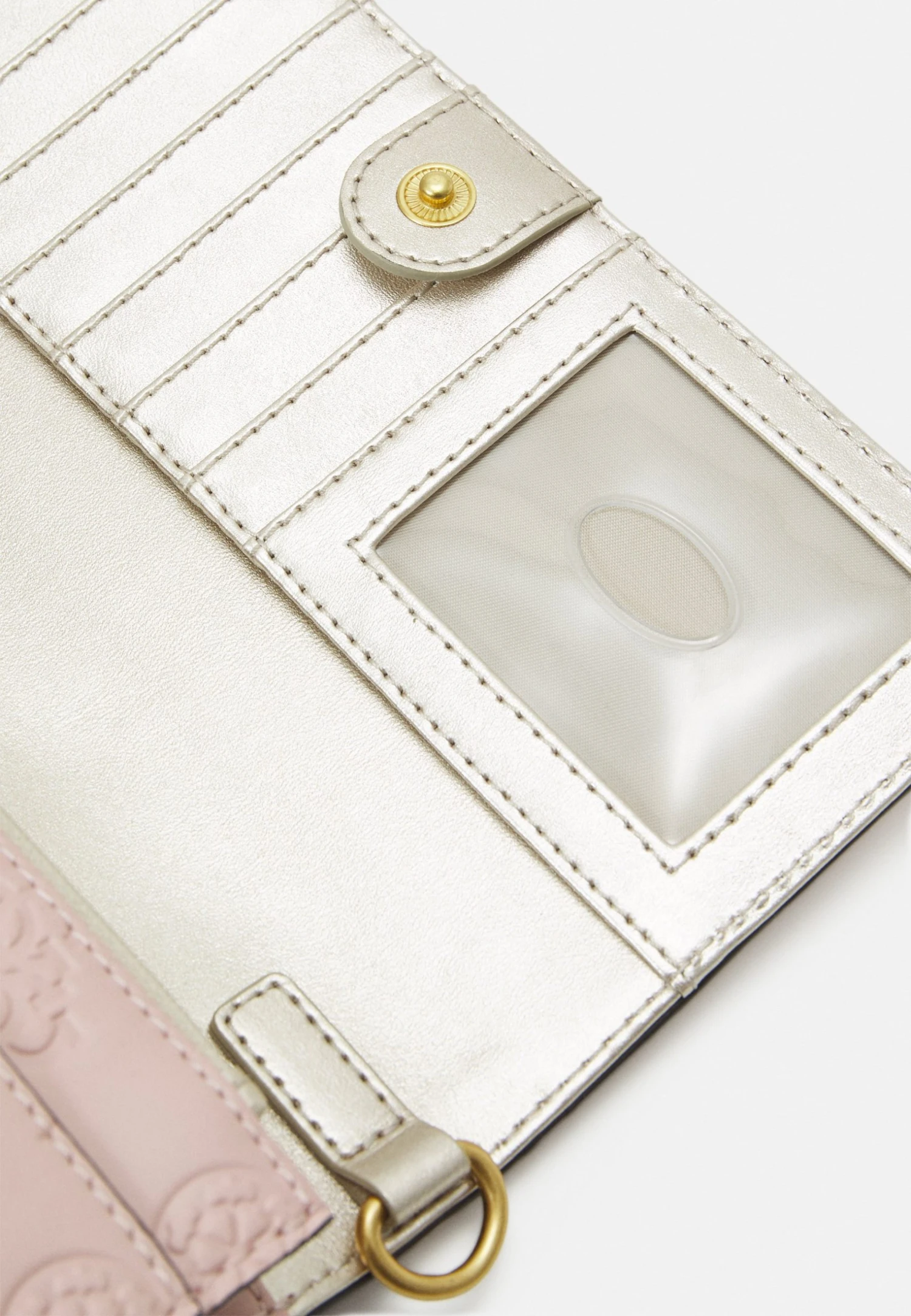 Guess Geva Crossbody Flap Organizer - Wallet - Rose Logo 6 Guess Geva Crossbody Flap Organizer - Wallet - Rose Logo - Image 4