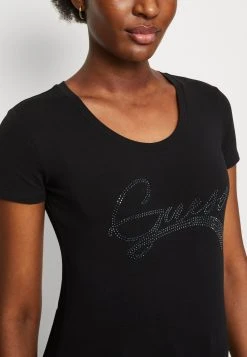 Guess Adelina Tee - Print T-Shirt - Jet Black -Guess Apparel 7c990fd28c094048880eb055cf52d8db