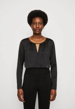 Jenni Bodysuit - Long Sleeved Top - Jet Black