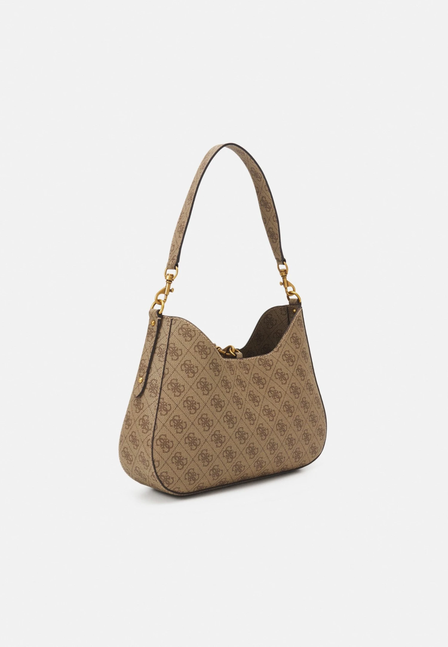 Guess Brenton Hobo - Handbag - Latte Logo 4 Guess Brenton Hobo - Handbag - Latte Logo - Image 2