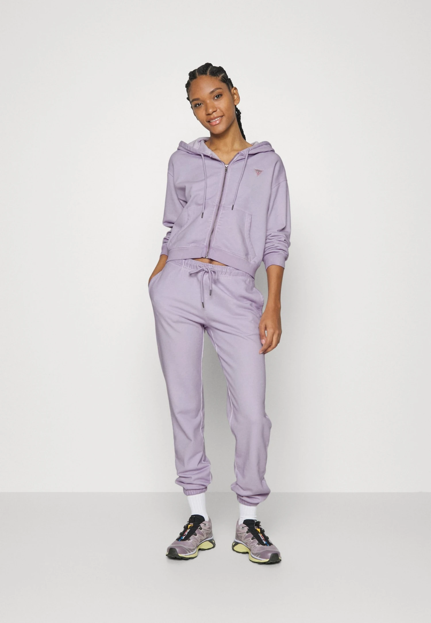 Go Sophie Classic Logo Hoodie - Zip-Up Sweatshirt - Light Iris 4 Go Sophie Classic Logo Hoodie - Zip-Up Sweatshirt - Light Iris - Image 2