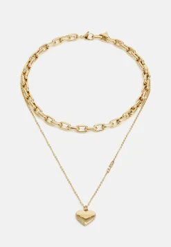 Guess Falling In Love - Necklace - Yellow Gold-Coloured