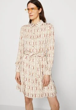 Monogram - Shirt Dress - White/Gold -Guess Apparel 819b46e3348b44f5b51bd68f0dcb1810