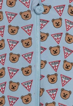 Guess Baby Padded Hooded- Baby Gifts - Frosted Blue -Guess Apparel 83c896c382024f9782f3e097dc277b31