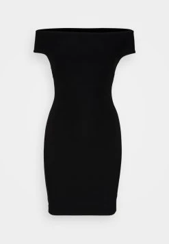 Dahlia Off Shoulder Dress - Cocktail Dress / Party Dress - Jet Black -Guess Apparel 8444aacd344b4d878bb45e7570dea706