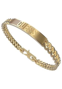 Guess 2Dc Curb Chain Logo Tag Yg - Bracelet - Gold-Coloured