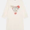 Guess Junior Core Sleeves Dress - Jersey Dress - Cream White