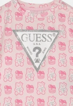 Guess Unisex - Print T-Shirt - Pink -Guess Apparel 8672910be6194a7abbe354fab216a718