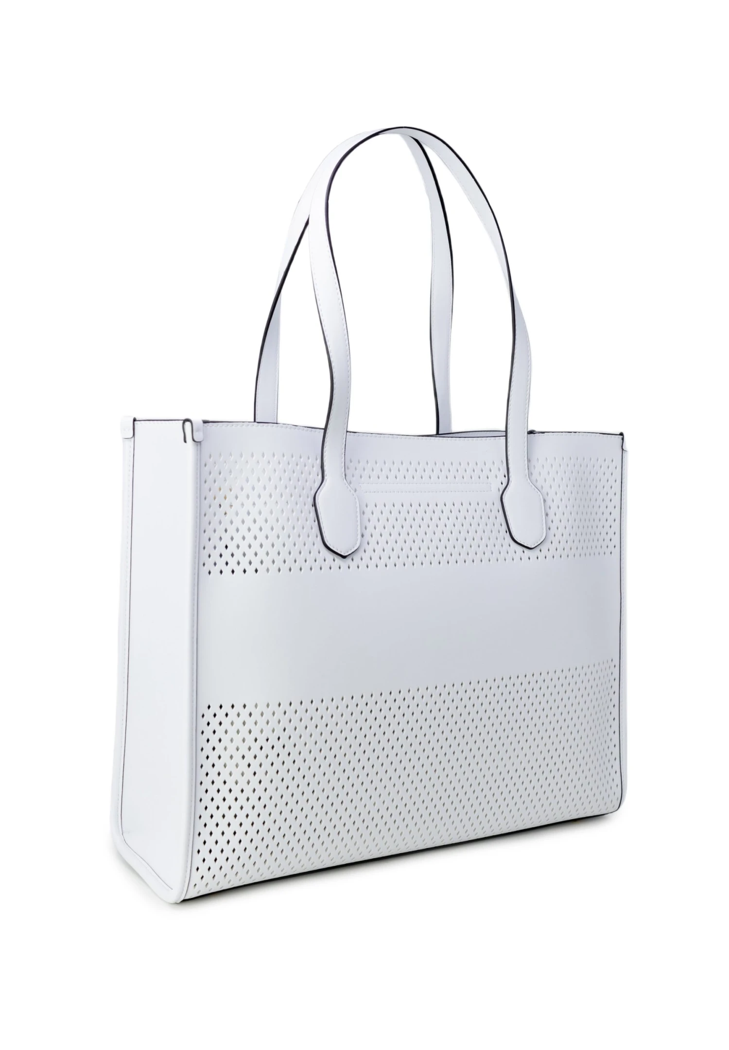 Guess Katey Perf - Tote Bag - White 4 Guess Katey Perf - Tote Bag - White - Image 2