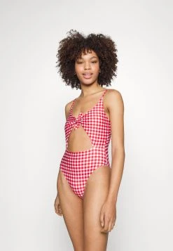 Guess Removable Cups - Swimsuit - Small White Red Vich