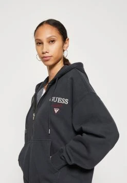 Go Washed Zip Up Hoodi - Zip-Up Sweatshirt - Jet Black/Multi -Guess Apparel 871b429068774bc2b6c738596c325483