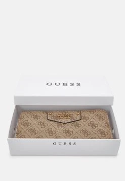 Guess Brenton Zip Around - Wallet - Latte Logo