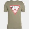 Guess Original Logo Tee - Print T-Shirt - Mossy Green -Guess Apparel 8863201ff5c64b32b64bc8079c1ef38c