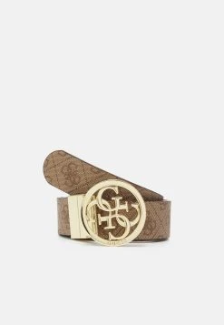 Guess Nell Reversible Adjust Belt - Belt - Latte Logo/Rosewood
