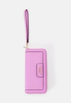 Guess Eco Angy Large Zip Around - Wallet - Pink -Guess Apparel 89c22bbbbaf54e2e8e700d037f0f2379