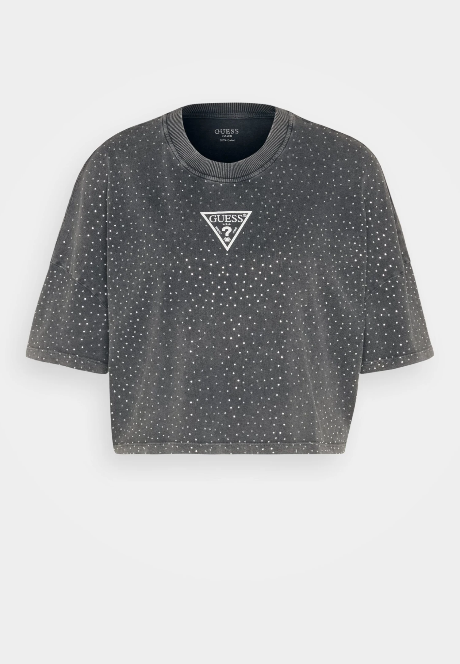 Guess Stars Tee - Print T-Shirt - Acid Jet Black 7 Guess Stars Tee - Print T-Shirt - Acid Jet Black - Image 5