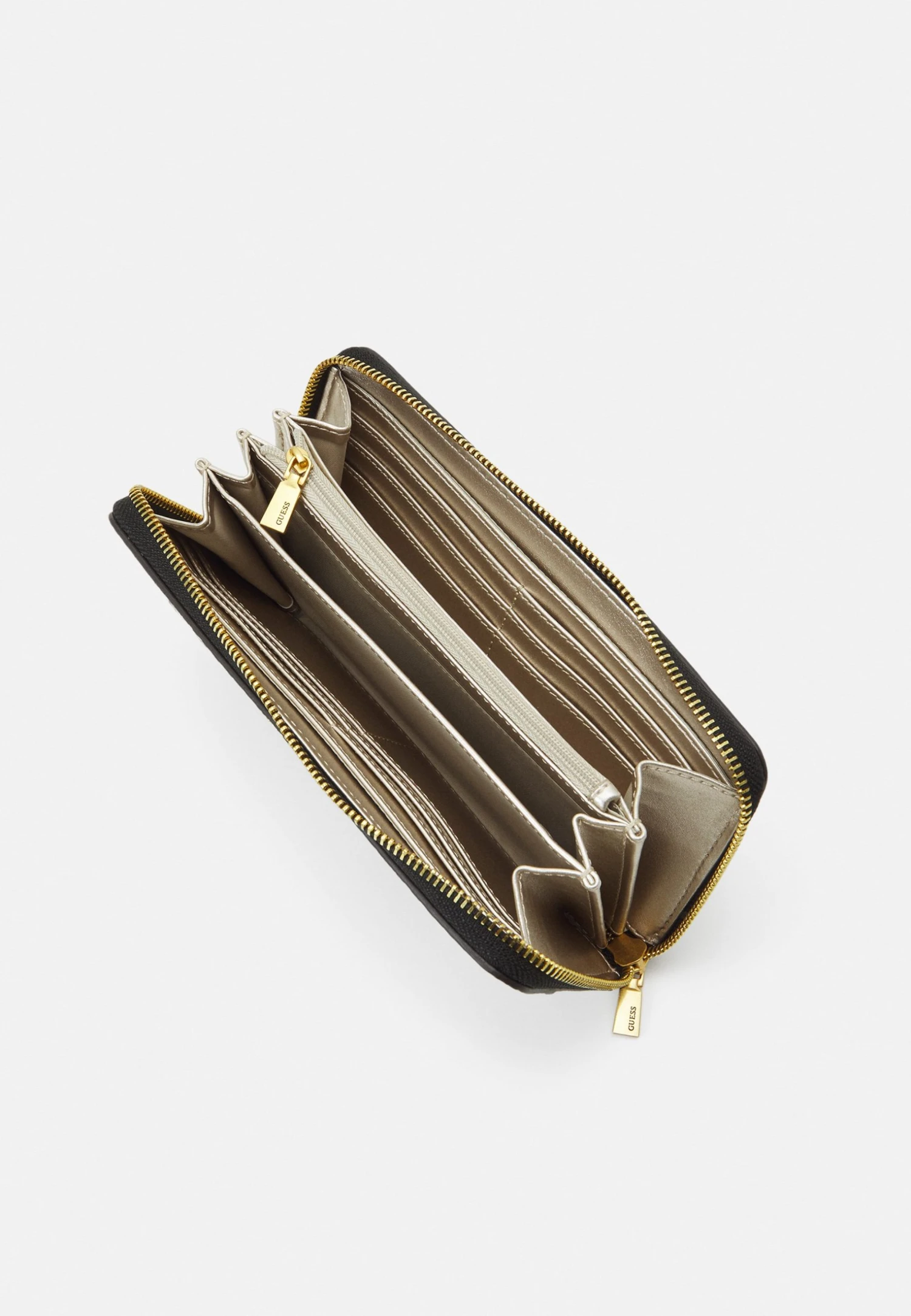 Guess Katey Large Zip Around - Wallet - White/Black 5 Guess Katey Large Zip Around - Wallet - White/Black - Image 3