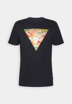 Guess Ss Bsc Abstract Tri Logo - Print T-Shirt - Smart Blue 11 Guess Ss Bsc Abstract Tri Logo - Print T-Shirt - Smart Blue -Guess Apparel 8f4d949176aa4db19b110091934ab838