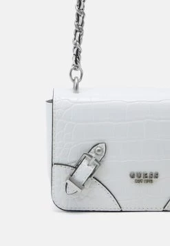 Guess Mini Crossbody Flap - Across Body Bag - White -Guess Apparel 8f7ac443041d47d09fd4feec697665aa