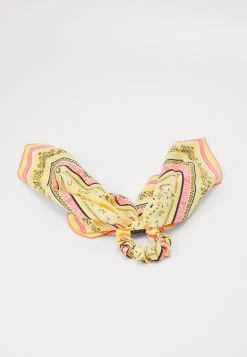 Guess Scrunchies - Hair Styling Accessory - Yellow Multicoloured
