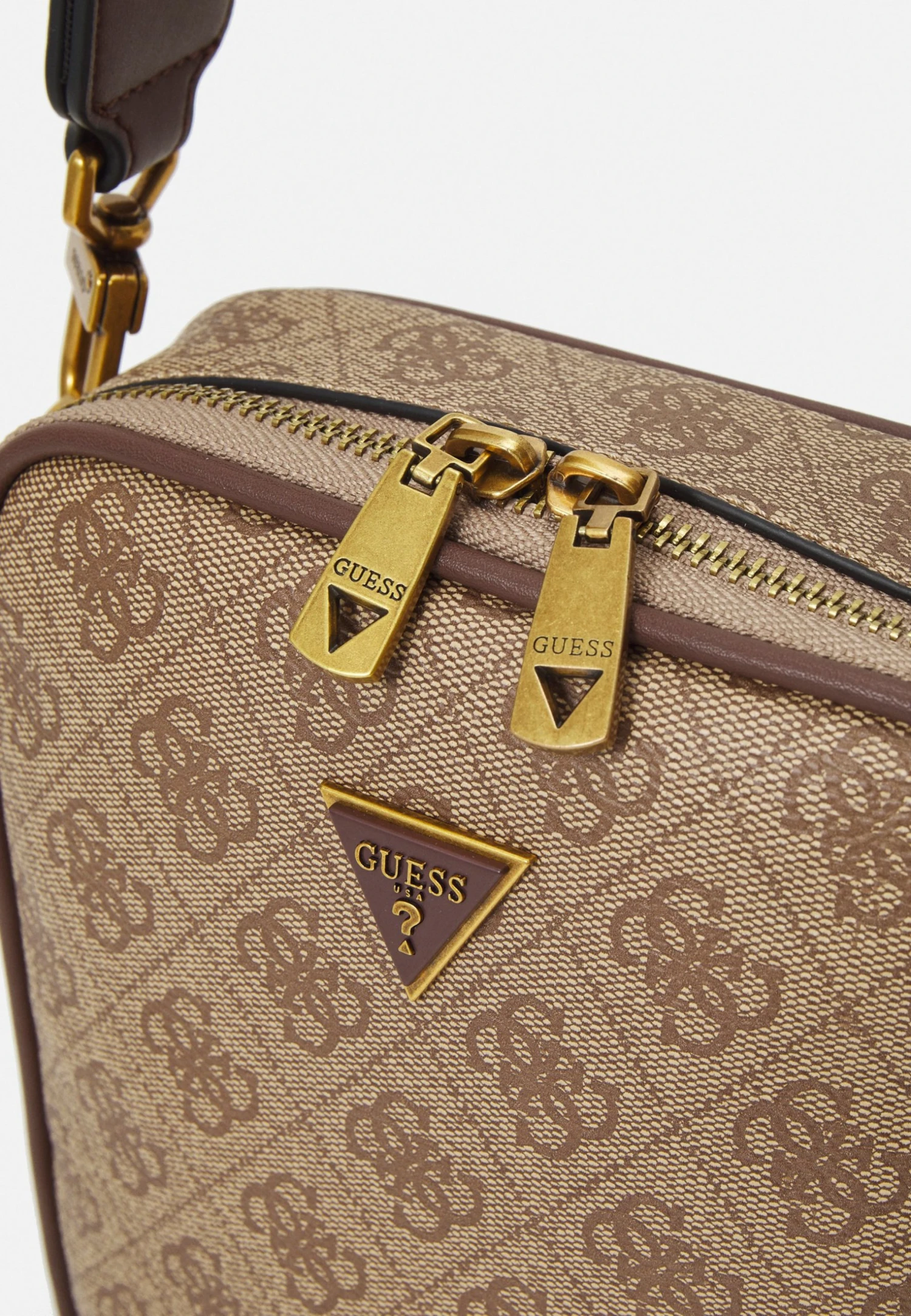 Guess Vezzola Smart Zip Around Xbody - Across Body Bag - Beige/Brown 7 Guess Vezzola Smart Zip Around Xbody - Across Body Bag - Beige/Brown - Image 5