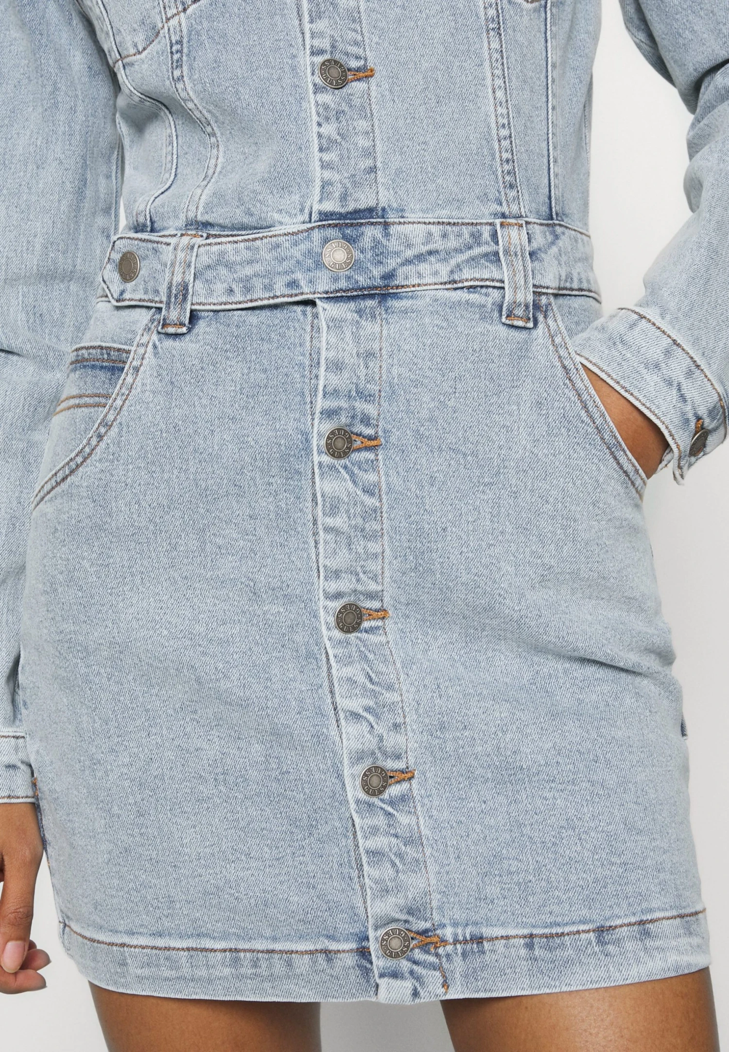 Go Danielle Dress - Denim Dress - Blue Denim 9 Go Danielle Dress - Denim Dress - Blue Denim - Image 7