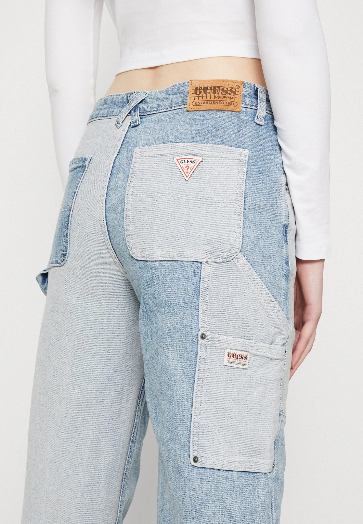 Go Sarah Colorblock Carpenters - Relaxed Fit Jeans - Rufus Lt Wash 8 Go Sarah Colorblock Carpenters - Relaxed Fit Jeans - Rufus Lt Wash - Image 6