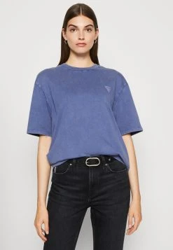 Camp Logo Tee - Print T-Shirt - Cobalt Bloom Multi -Guess Apparel 938a327594024004b51cc1ca37821593