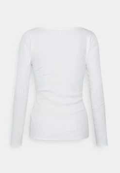 Guess Karlee Henley- Long Sleeved Top - Pure White -Guess Apparel 945dfcc067e940e1be8bcc057bad604d
