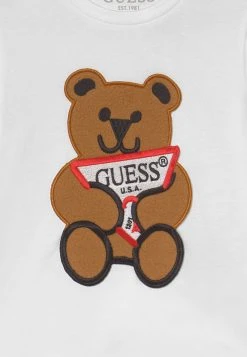 Guess Core- Long Sleeved Top - True White -Guess Apparel 94db2dff542a4b7fb279f4400f61015e