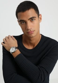 Guess Mens Dress - Chronograph Watch - Silver-Coloured