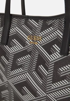 Guess Vikky Tote Set - Handbag - Black -Guess Apparel 962f3489fb0a4a5b84ce16c3d230a65b