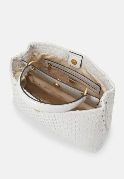 Guess Lisbet Compartment Satchel - Across Body Bag - Stone -Guess Apparel 979f5db0825842ae804bc3750c4ad7ae