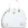 Guess Matilde Dome Satchel - Handbag - White -Guess Apparel 999bb21cc90041b69318460ed47db5e2