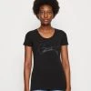 Guess Adelina Tee - Print T-Shirt - Jet Black -Guess Apparel 9a6ff75fa79946d6831bf4314a8cfa00